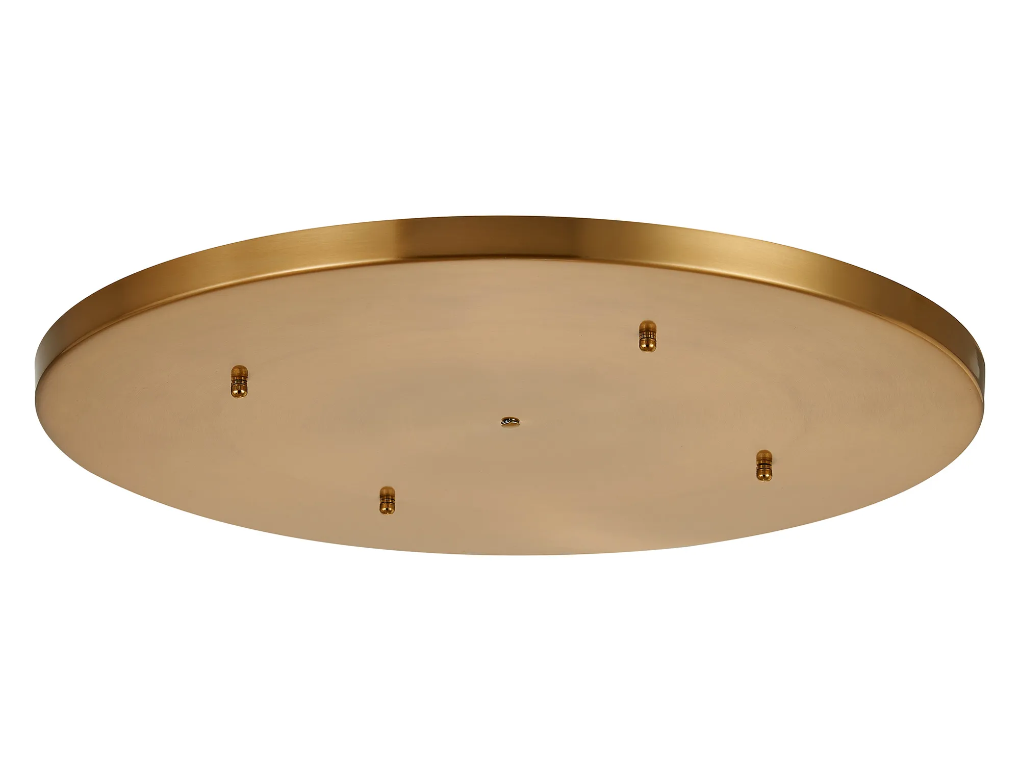 D0831BR/NH  Hayes No Hole 60cm Round Ceiling Plate Brass